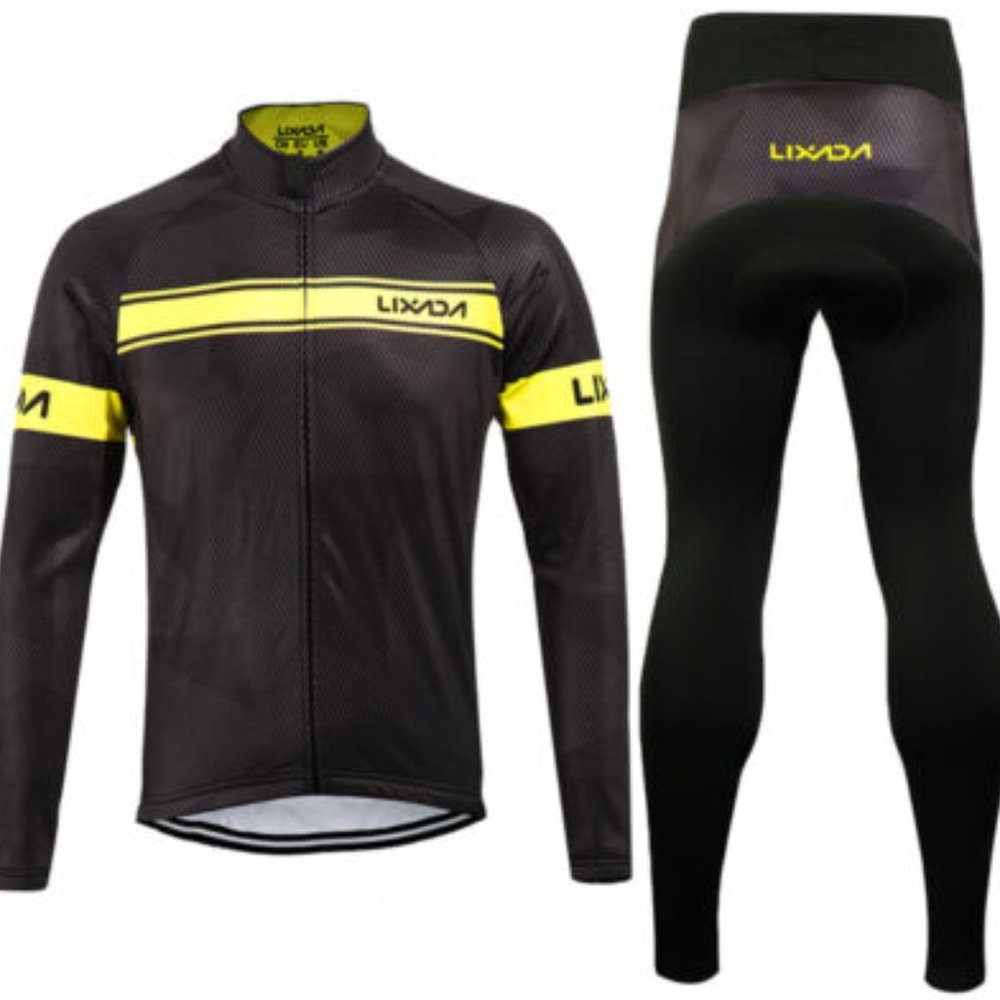 Lixada XL Thermal Mens Cycling Suit